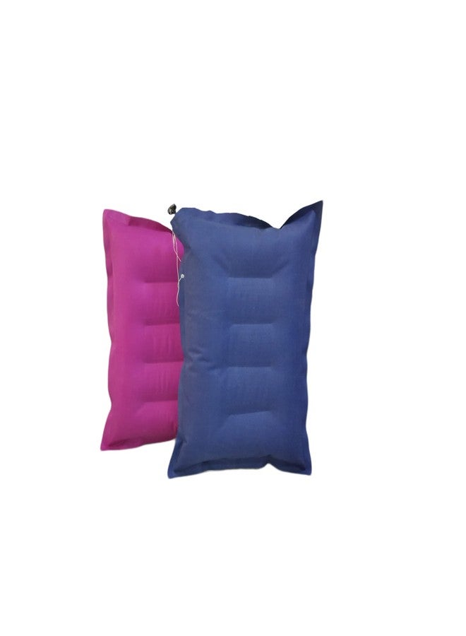 RAV Pack of 2 Heavy Quality Cotton Fabric Travelling Pillow.(Color- Multi Color). - Image 1